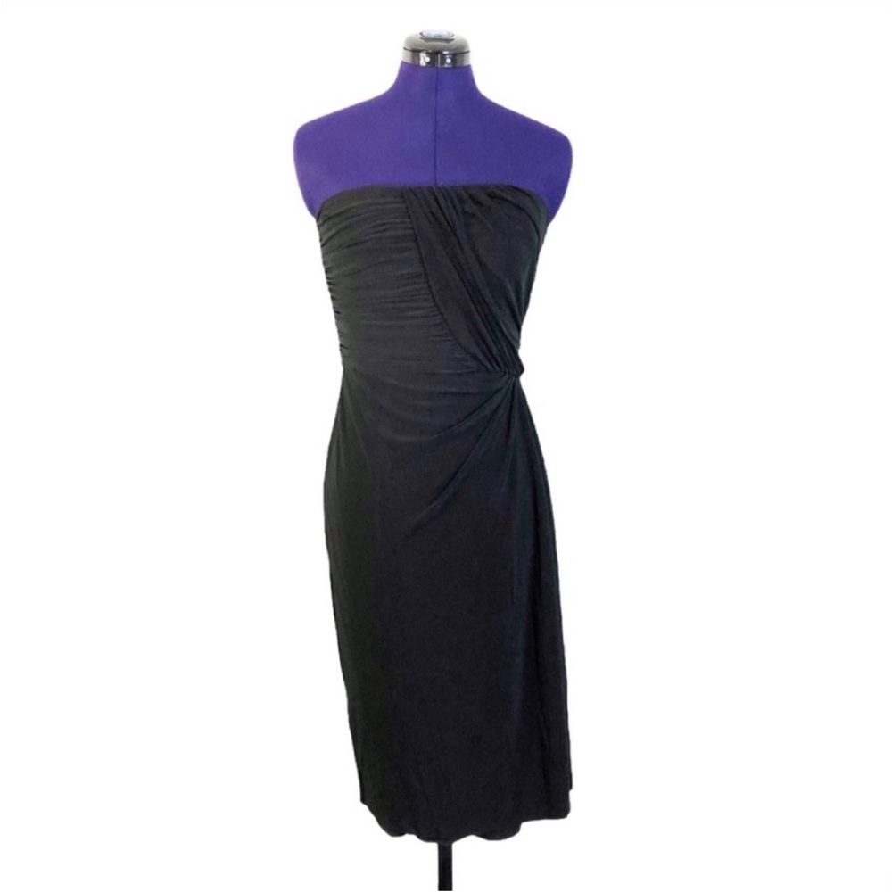 Lauren Ralph Lauren Black Strapless Dress
